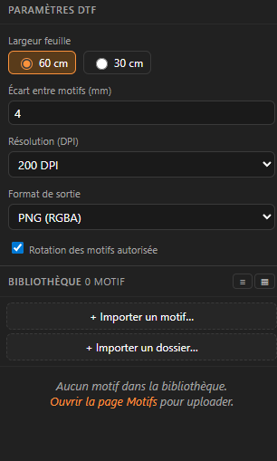 Tout ce qui définit ta feuille
